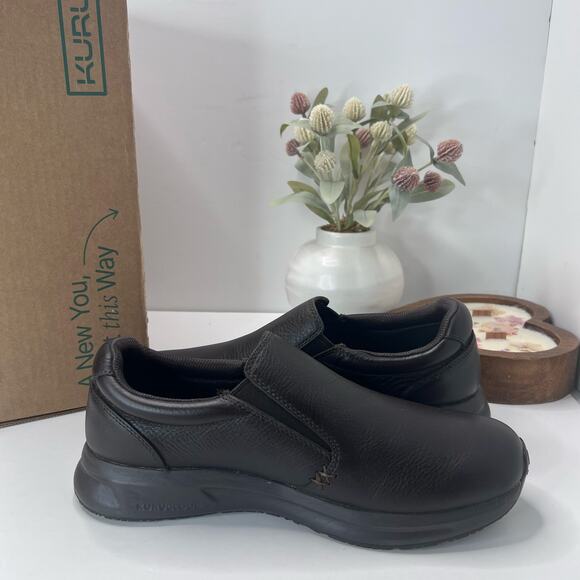 Kuru Kivi 2 Anti-Slip Slip-on Leather Work Shoe Heel Pain Relief Women 10 M NWB main image 9